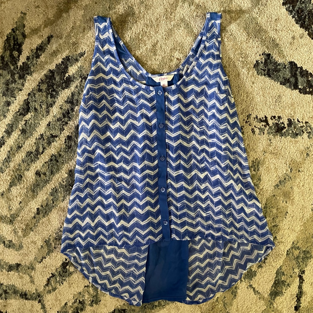 Candies Flowy Cheveron Tank
